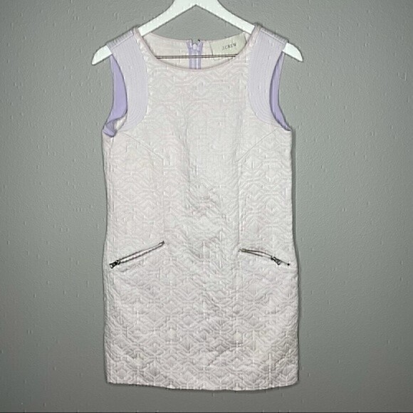 J. Crew Violet Jacquard Shift Dress - Picture 2 of 3